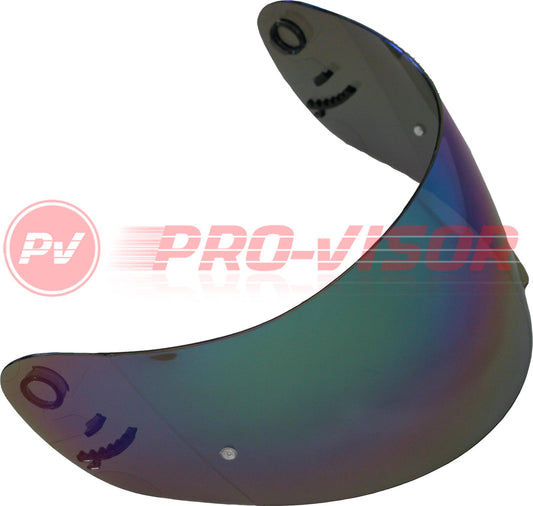 Rainbow Iridium Pinlock Ready Visor fits Shoei CX1-V XR1000/Raid 2